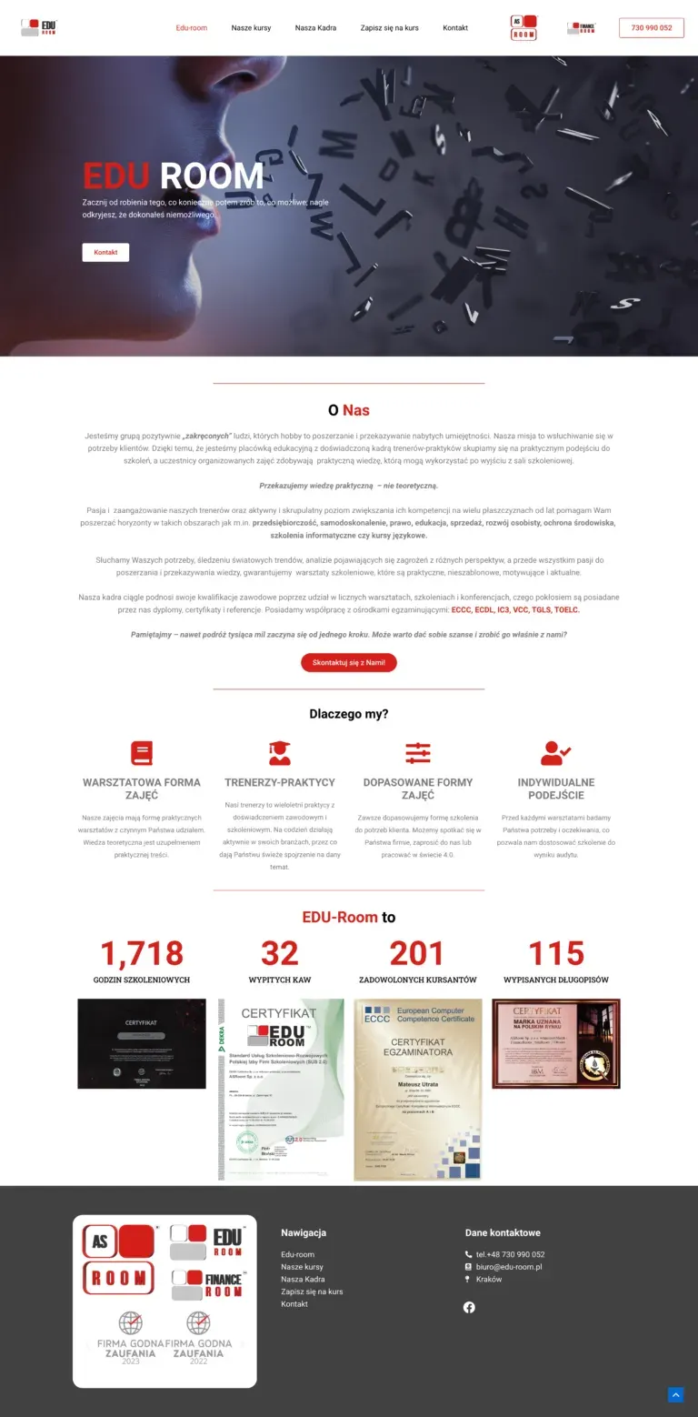 Strona Edu-Room.pl